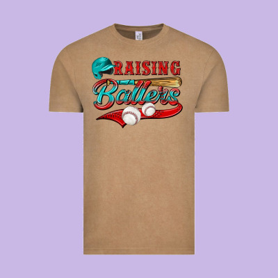 Raising Ballers Vintage Tee Designed By Nancycooperartshop