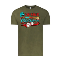 Vintage Olive raising ballers Vintage Tee - NancyCooperArtShop