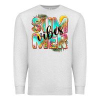 Oatmeal Heather summer vibes Premium Sweatshirt - NancyCooperArtShop