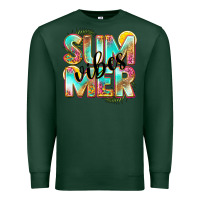 Sports Green summer vibes Premium Sweatshirt - NancyCooperArtShop