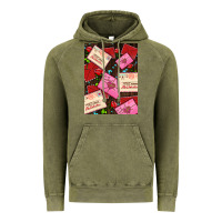 Vintage Olive love letters with roses  air Vintage Hoodie - AdoDesignShop