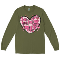 Army Green my valentine has paws Long Sleeve Tee - MaliasSmallBusiness