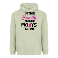 In This Family No One Fights Alone Heavyweight Hoodie | Teevron