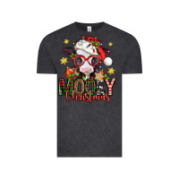 Vintage Black mooey christmas baby calf Vintage Tee - Jasminsmagicworld