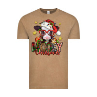 Mooey Christmas Baby Calf Vintage Tee | Teevron