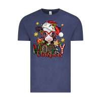 Vintage Denim mooey christmas baby calf Vintage Tee - Jasminsmagicworld