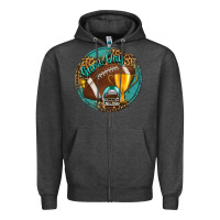 Charcoal Heather game day Zipper Hoodie - BundleAndBundleShop