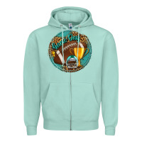 Seafoam game day Zipper Hoodie - BundleAndBundleShop