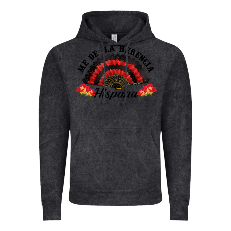 Me De La Herencia Hispana Hand Fan Vintage Hoodie by BundleAndBundleShop | Teevron