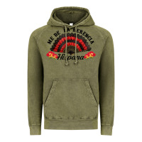 Vintage Olive me de la herencia hispana hand fan Vintage Hoodie - BundleAndBundleShop