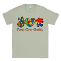 Matcha Peace Love Autism Classic Tee - Jasminsmagicworld