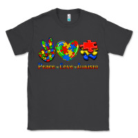 Smoke Peace Love Autism Classic Tee - Jasminsmagicworld