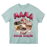 Arona mama needs coffee Heavy Core Tee - BarkalooDesign