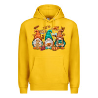 Lemon Thanksgiving gnomes Premium Hoodie - NancyCooperArtShop