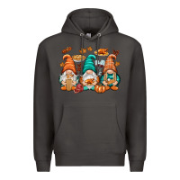 Smoke Thanksgiving gnomes Premium Hoodie - NancyCooperArtShop