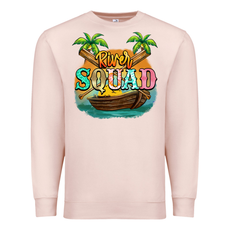 River Squad Premium Sweatshirt by NancyCooperArtShop | Teevron