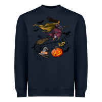 Navy Witch Heavyweight Sweatshirt - NancyCooperArtShop