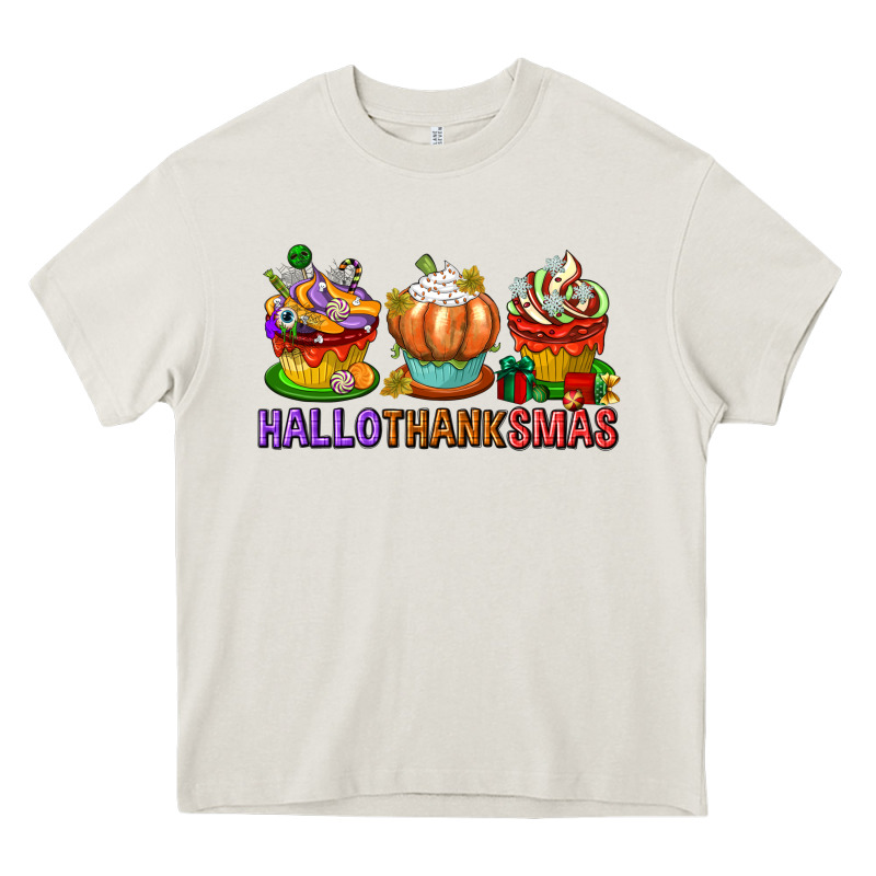 Hallothanksmas Cupcakes Heavy Core Tee by texasbilliewilder | Teevron
