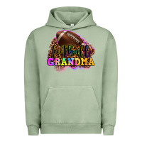 Pigment Oil Green football grandma Urban Hoodie - OliviaCreatesArt