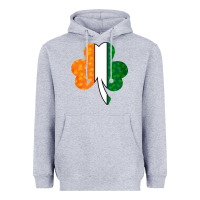 Heather Grey Shamrock Boobs St Patrick's Day design Heavyweight Hoodie - Bettercallsaul