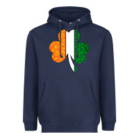 Navy Shamrock Boobs St Patrick's Day design Heavyweight Hoodie - Bettercallsaul