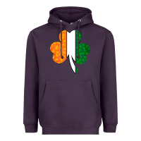 Plum Shamrock Boobs St Patrick's Day design Heavyweight Hoodie - Bettercallsaul