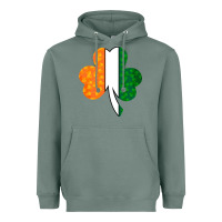Sage Shamrock Boobs St Patrick's Day design Heavyweight Hoodie - Bettercallsaul