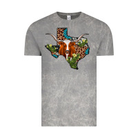 Cloud Rock longhorn texas map Vintage Tee - AdoDesignShop