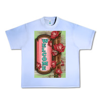 Grape Ice Western Red Roses Welcome Urban Heavy Tee - LillyAllenDesigns