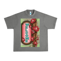 Tornado Western Red Roses Welcome Urban Heavy Tee - LillyAllenDesigns