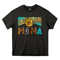 Asphalt mama sunflower junkie Heavy Core Tee - Zillion Design Studio