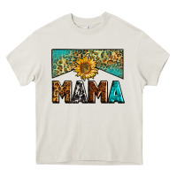 Cream mama sunflower junkie Heavy Core Tee - Zillion Design Studio