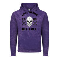 Cloud Purple Live Young Die Free Vintage Hoodie - Bettercallsaul