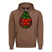 Chestnut Christmas  teardrop Zipper Hoodie - BundleAndBundleShop