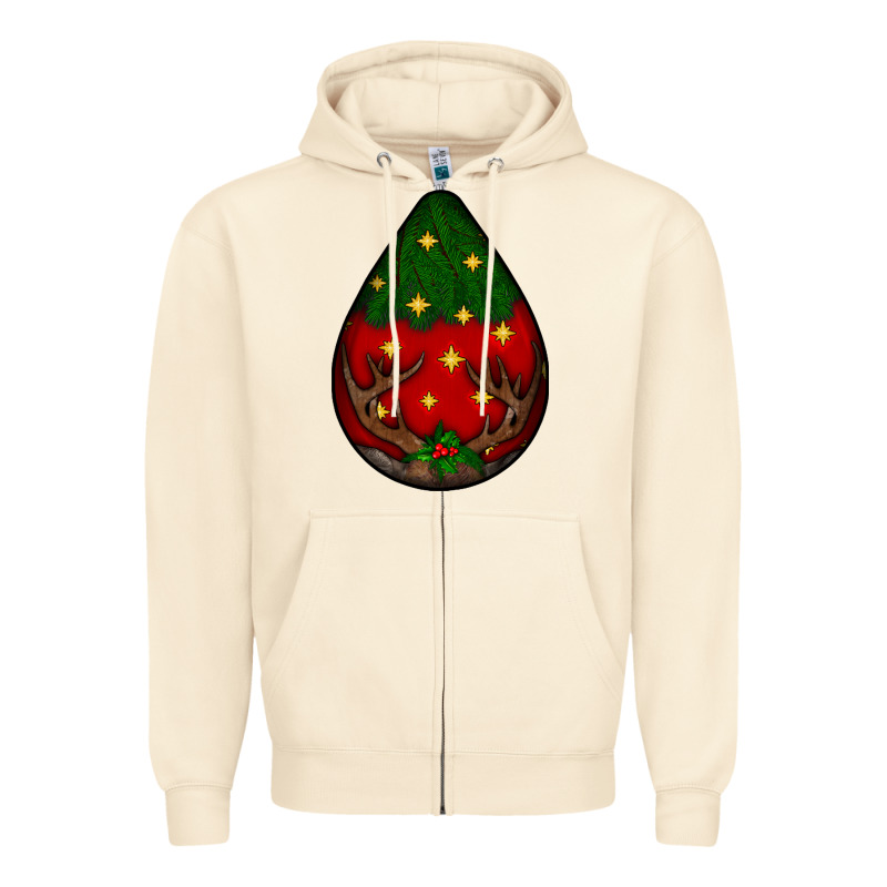 Christmas  Teardrop Zipper Hoodie by BundleAndBundleShop | Teevron
