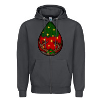Smoke Christmas  teardrop Zipper Hoodie - BundleAndBundleShop