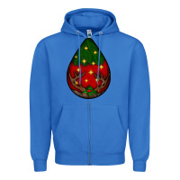 True Royal Christmas  teardrop Zipper Hoodie - BundleAndBundleShop