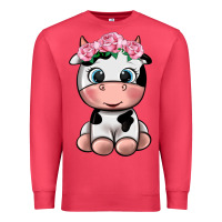 Cardinal cute cow Premium Sweatshirt - texasbilliewilder