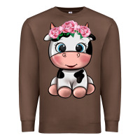 Chestnut cute cow Premium Sweatshirt - texasbilliewilder