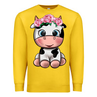Lemon cute cow Premium Sweatshirt - texasbilliewilder