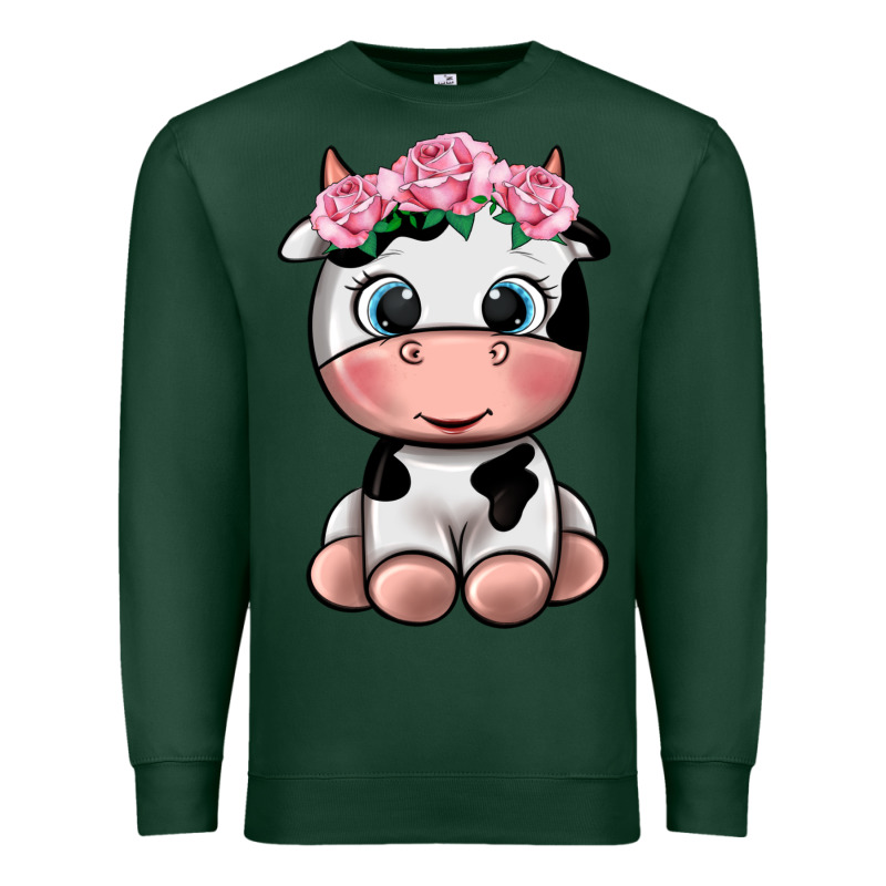 Cute Cow Premium Sweatshirt by texasbilliewilder | Teevron