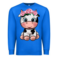 True Royal cute cow Premium Sweatshirt - texasbilliewilder