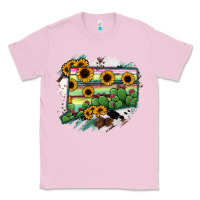 Bubblegum Pink Connecticut State Map Classic Tee - RanaPortraitStore