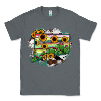 Charcoal Heather Connecticut State Map Classic Tee - RanaPortraitStore