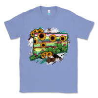 Colony Blue Connecticut State Map Classic Tee - RanaPortraitStore