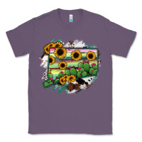 Lavender Connecticut State Map Classic Tee - RanaPortraitStore
