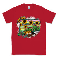 Red Connecticut State Map Classic Tee - RanaPortraitStore