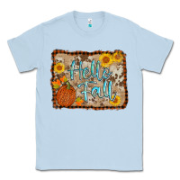 Dusty Blue hello fall Classic Tee - AdoDesignShop