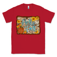 Red hello fall Classic Tee - AdoDesignShop