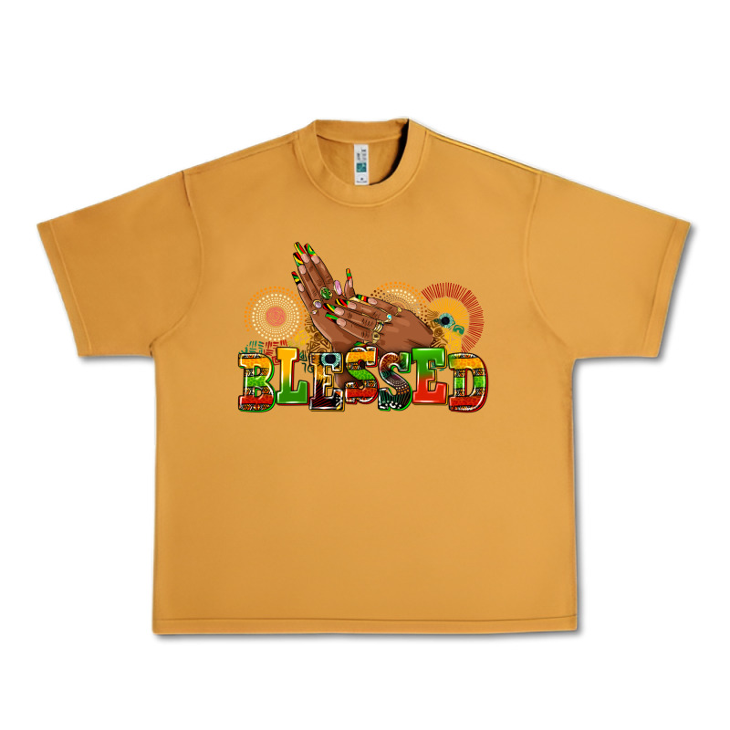 Blessed Afro Woman Hands Urban Heavy Tee by AdoDesignShop | Teevron